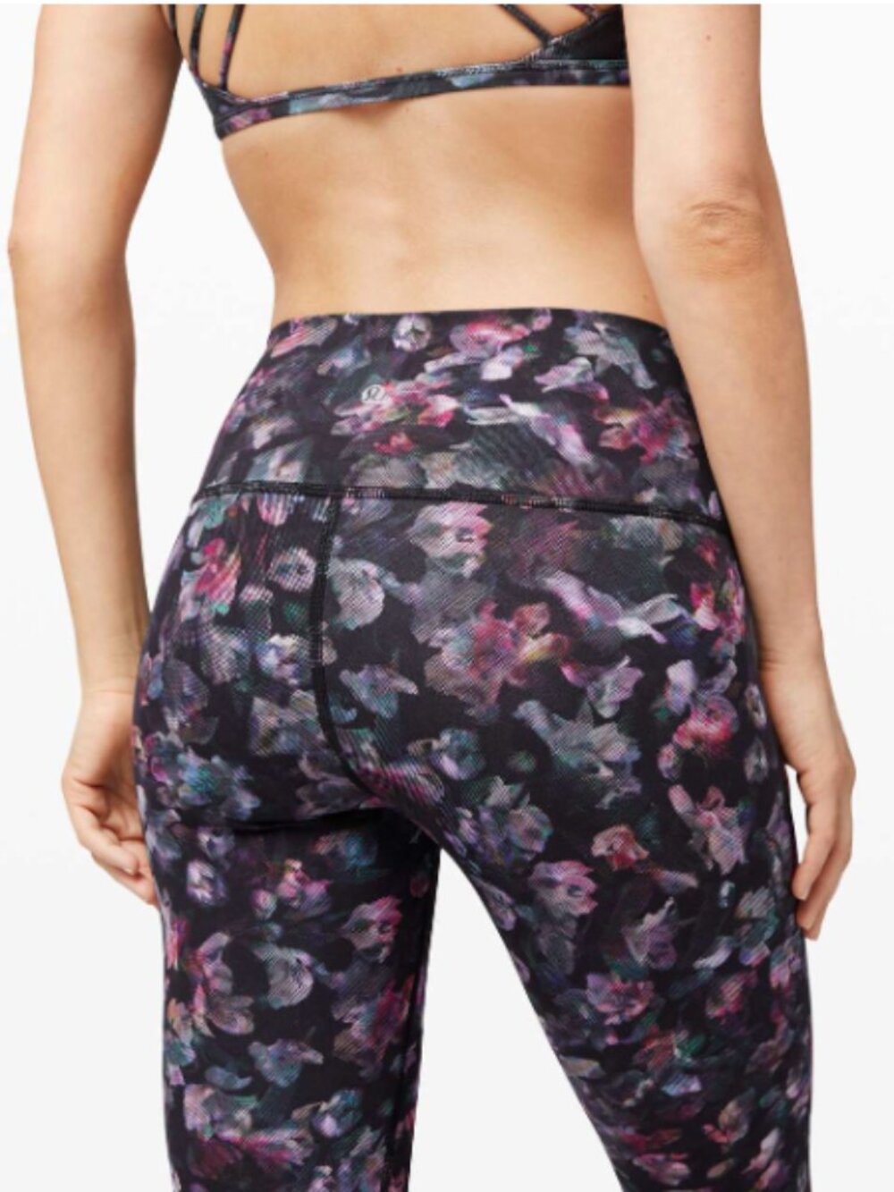 Lululemon Wunder Under HR Tight Luxtreme Sz 4 Floral MSRP $128